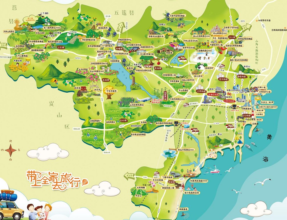 广安景区使用手绘地图给景区能带来什么好处？